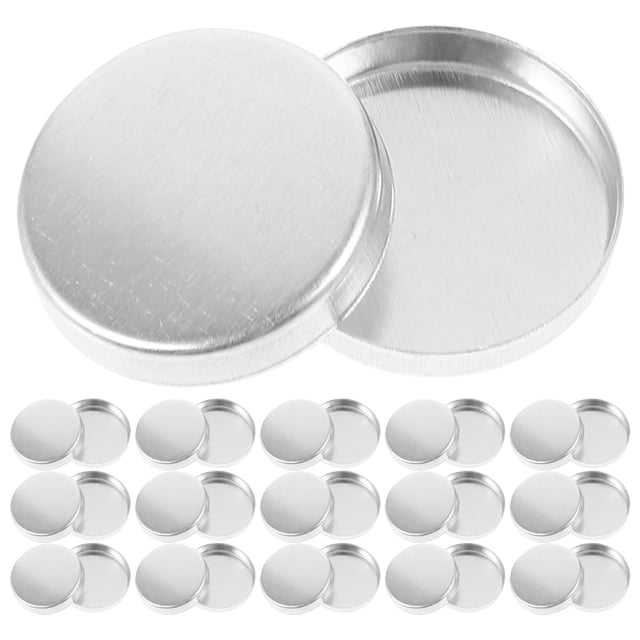 30Pcs Eyeshadow Pans Small Eyeshadow Palette Portable Aluminum Cosmetic Tool for Makeup Use