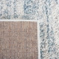 thumbnail image 6 of SAFAVIEH Berber Shag Torvald Abstract Runner Rug, Ivory/Light Aqua, 2'3" x 8', 6 of 8