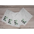 thumbnail image 6 of Vargottam Napkins Cactus HouseplantPrint, DinnerNapkins , 100 % Cotton, Set of 4 ReusableNapkins Set, Size 20X20 Inch,White10,OversizedClothNapkins, 6 of 8