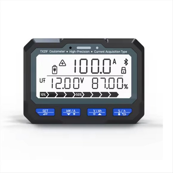 Medidor de Culombio TX21 para Android, Medidor de Potencia con Bluetooth, Comprobador de de Batería, Monitor de Potencia del Coulómetro B