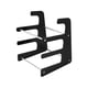 thumbnail image 1 of Soporte de exhibición de teclado Soporte de marco acrílico de 3 niveles Estante de exhibición de teclado Negro, 1 of 9