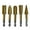 Gold, variant on Heavy Duty Carbide File Set 5Pc Metal Wood Carving Engraving Polishing Drilling Tools for Diy Craft Grinding Shaping Professional Grade, Gold