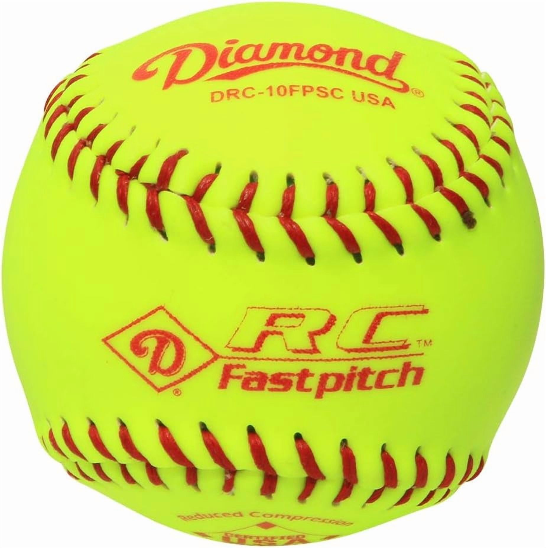 Diamond Sports 6-Gallon Yellow Ball Bucket with 18 DRC-10FPSC USA 10-inch Yellow Softballs