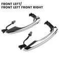 thumbnail image 2 of Lefu Front Left &Right Chrome Door Handle With Key For Hyundai For Elantra 2016+, 2 of 8
