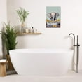 thumbnail image 3 of ZHONGYUTONG Funny Bathroom Animal Wall Art Cute Elephant in Bathtub with Sunflower Poster Canvas Prints Toilet Artwork Bathroom Decor (24.00" x 36.00"), 3 of 6