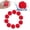 Red, variant on Reusable Water Baloons,Reusable Water Balls,Soft Cotton Outdoor Water Toys,Summer Pool,Beach & Backyard Games,Eco-Friendly Alternative to Water Balloons(Pink 10pcs 2in)from ANMUYUM