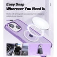 thumbnail image 4 of for iPhone 13 and iPhone 14 Magsafe Case, 6.6ft Drop Protection, Full Body Screen Camera Protective Phone Case, Purple, 4 of 13