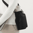 thumbnail image 5 of Fmxomd Water Bottle Holder with Strap Suitable for 32oz 40oz Insulated Water Bottle Carrier Sling Bag with Phone Pocket Crossbody Bag, Black, 5 of 8