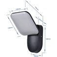 thumbnail image 4 of Aplique LED aplique de interior impermeable negro 20 x 13 x 13 cm JAMW Sencillez, 4 of 5