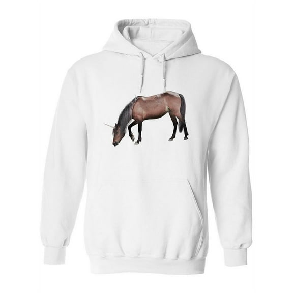 Horse With Horn Hoodie Women -Image by Shutterstock, Female Small