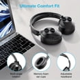 thumbnail image 4 of Hybrid ANC Wireless Headphones with Microphone, Deep Bass, 5.3 Hi-Fi Stereo, 30H Playtime, Over-Ear for PC/Smartphone/TV, 4 of 10