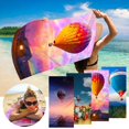 thumbnail image 1 of Yhsdtq,Seasonal Savings,Microfiber Beach Towel, Super Lightweight Blanket, Quick-Dry, Sandproof, Multi-Purpose, For Travel, Pool, 30x60 Inch, Absorbent, Compact | Polyester, A, 1 of 8