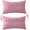 Pink, variant on Let's Cuddle Throw Pillow Cover 12''x20'' Romantic Couple Decorative Pillowcase Soft Reversible Cushion Cover for Bedroom, Sofa, ()