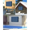 thumbnail image 4 of 4th of July Outdoor TV Cover 70 to 75 Inch Weatherproof, Independence Day Patriotic White Star Blue 600D Oxford TV Covers with Waterproof Zipper, Outside Flat TV Screen Protector Size 68"Wx42"Hx4.5"D, 4 of 7