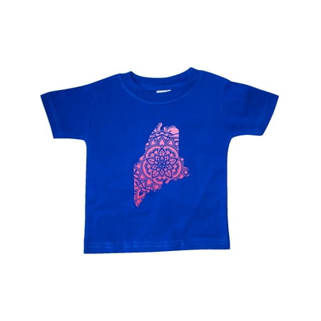 

Inktastic Maine Silhouette Mandala Gift Baby Boy or Baby Girl T-Shirt