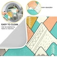 thumbnail image 2 of FREEAMG Microfiber Dish Drying Mat, Scandinavian Style Mountains Drying Mat for Kitchen counter,16"x 18", Easy Clean Drainboard Mat, Non-Slip Dish Drainer Pad for Kitchen Counter, 2 of 7