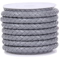 thumbnail image 2 of Yazoeia 2 Meter Braided Leather Cord String, Round Braided Cord PU Leather Braided Leather Cord Braid for Jewelry Making, Necklace, Bracelets, Wraps, Crafts and DIY Design Projects, 3mm, 2 of 7