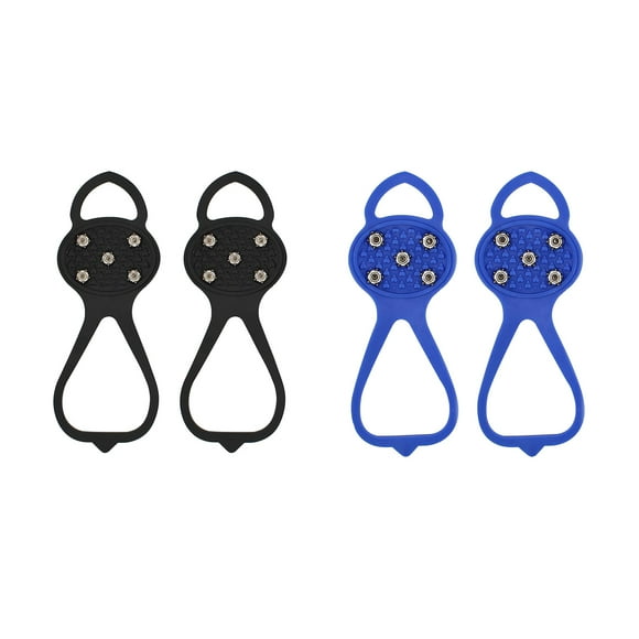 karymi 5-Tooth Ice Claw Non-slip Snow Cleats Shoes Boots Cover Step Ice Spikes Grips Crampons For Hiking Up to 45% off