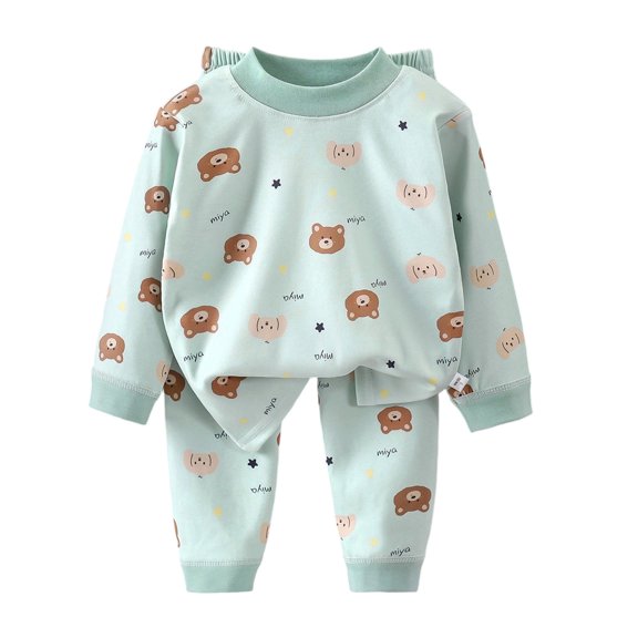 gibobby Abbence Baby Girl Sweatshirt Clothes Pants Set Joggers Toddler Fall Outfit Infant Sweatsuit