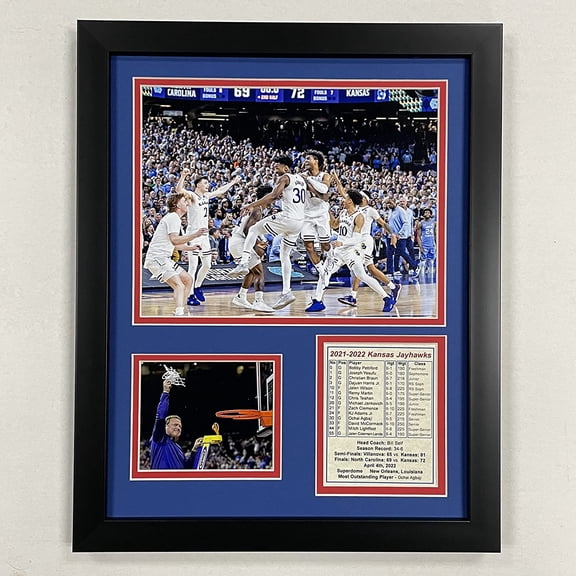 Kansas Jayhawks | 2021 - 2022 National Champions | 12 x 15 Celebration
