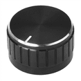 thumbnail image 3 of 5X Black Aluminum Volume Control Amplifier Knob Wheel, 3 of 5