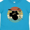 thumbnail image 4 of Inktastic Drum Set Retro Drummer Sunset Boys or Girls Toddler T-Shirt, 4 of 5