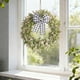 thumbnail image 1 of Spring Bow Artificial Leaf Eucalyptuss Plant Wreath Home Front Door Wall Window Decoration, 1 of 6