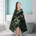 thumbnail image 6 of Math Equations Glowing Green Pattern Hooded Bath Towel，60"x35" for Ages 3 To 12 Kids, Quick Dry Lightweight Soft Microfiber Hood Beach Towel Cover Up for Kids, 6 of 7