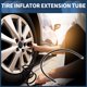 thumbnail image 3 of 1 Juego de Tubo de Extensión para Inflador de Neumáticos de 19.69" con Mordaza de Aire No Inflable 0.305inx32TPI para Coche Motocicleta, 3 of 6