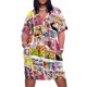 thumbnail image 2 of Kylie Minogue para mujer vestido largo holgado con bolsillos K35 POW Wow Verano, 2 of 7