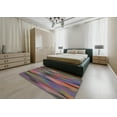thumbnail image 5 of Ahgly Company Machine Washable Indoor Rectangle Transitional Rose Dust Purple Area Rugs, 3' x 5', 5 of 7