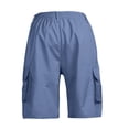 thumbnail image 4 of Cargo Shorts for Men Twill Shorts Hiking Work Short Knee Length Lightweight Casual Summer Pants with Pockets Gray 2XL, 4 of 4