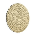 thumbnail image 6 of DecMode Gold Wood Carved Radial Plate Wall Decor, 6 of 8