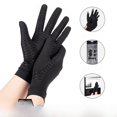 thumbnail image 2 of Guantes de montar a presión de fibra de cobre para entrenamiento de rehabilitación de otoño e invierno, guantes deportivos antideslizantes de silicona para fitness, 2 of 6