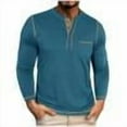 thumbnail image 1 of Chbgutlmr Shirts for Men Button Long Sleeve Slim Fitting Comfy Fall Casual Work Office Shirts Tops Pockets, 1 of 8