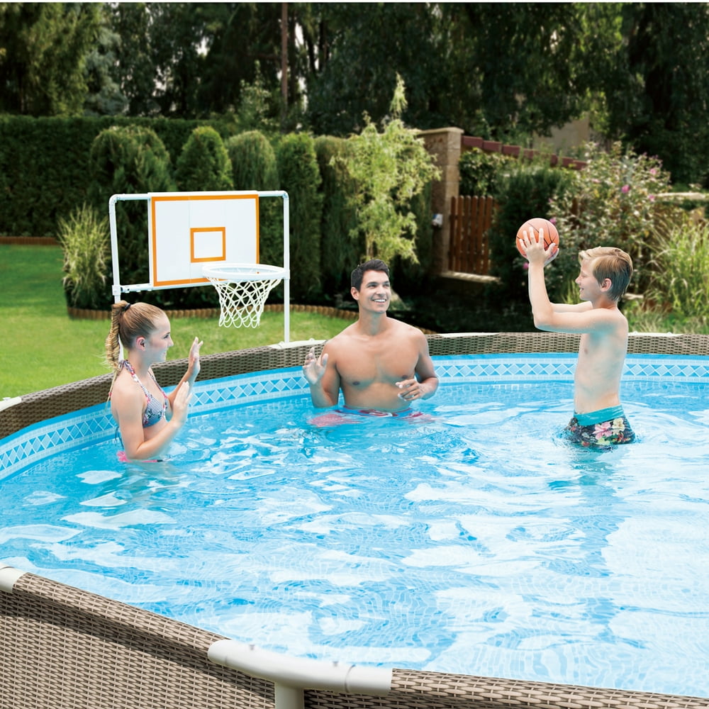 Summer Waves Basketball Set for 10'20' Metal Frame Above Ground