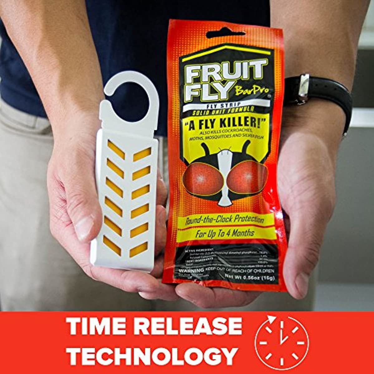 Fruit Fly BarPro 4 Month Protection Against Flies & Other Pests Clean & Odorless