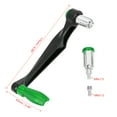 thumbnail image 2 of 1 Par Unique Bargains Protector de Mano Freno Embrague Motocicleta Verde, 2 of 7