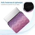 thumbnail image 5 of Quilted Laptop Sleeve for 13-16 Inch Laptops Protective Laptop Case Cover Lightweight Travel & Office Essentials Pink and Purple Glitter Pattern, 5 of 8