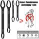 thumbnail image 5 of Juego de llaves multifuncionales de 4 piezas Llave Torx de doble cabeza 5/16 pulgadas-7/8 pulgadas y 1/8 pulgadas-11/16 pulgadas Llave de autoapriete Herramientas de mano Llave de trinquete de metal r, 5 of 11