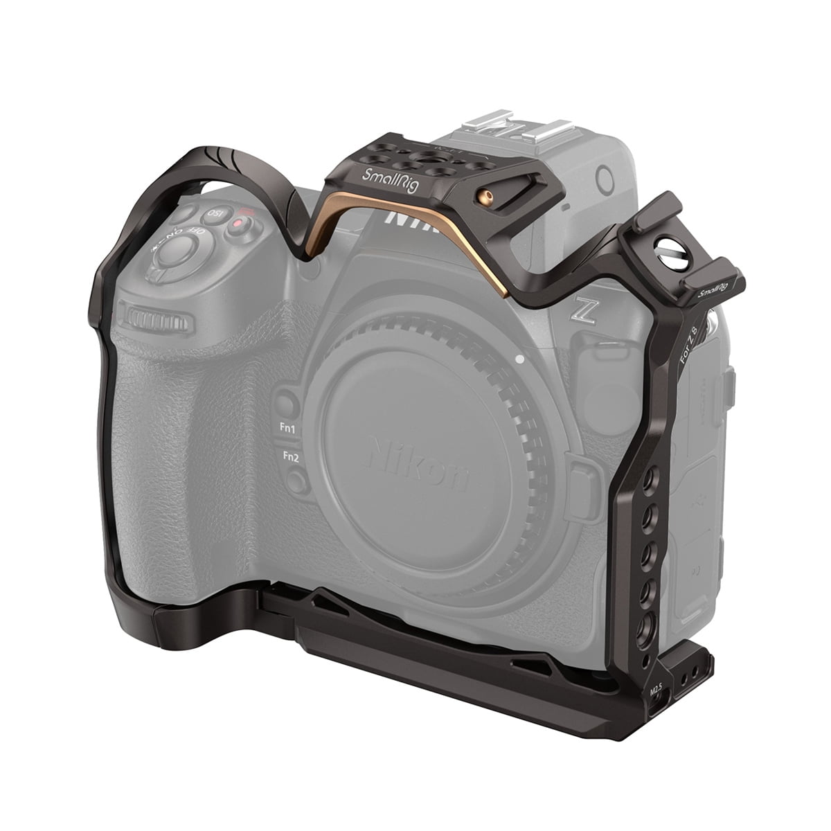 SmallRig Camera Cage For Canon R7 – Aluminum Alloy Rig With Quick Release Plate, NATO Rail & Cold Shoe
