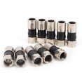 thumbnail image 2 of 10 piezas RG6 Reino Unido exprimido tipo F conector F Cable antena vídeo satélite adaptador (F-005), 2 of 8