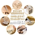 thumbnail image 5 of Soldering Iron Set Wood Burning Tool Engraver Set Pen Kit Extra Tips 53 Pcs;Soldering Iron Set Wood Burning Tool Engraver Set Pen Kit Extra Tips 53 Pcs, 5 of 9