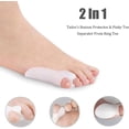thumbnail image 2 of 10 Pack Pinky Toe Protector Bunion with Separator, Gel Tailor's Bunion Guard Relief Pads for Bunions Women, Little Toe Bunion Corrector Pad to Wear with Shoes, 2 of 4