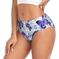 thumbnail image 2 of Balery Butterflies Ropa Interior de Algodón para Mujer con Dibujo – Braguitas Cómodas y Elásticas, Estilo Clásico-XX-Large, 2 of 6