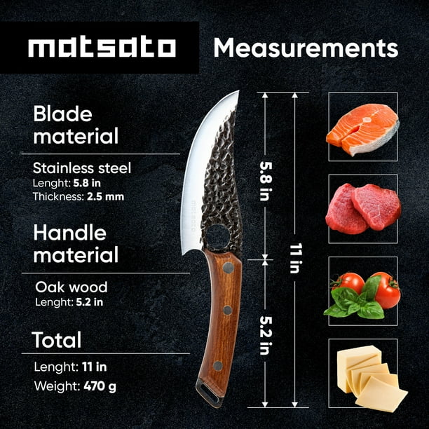 2 pack) Matsato® | Chef Knife for Cutting, Boning & Chopping
