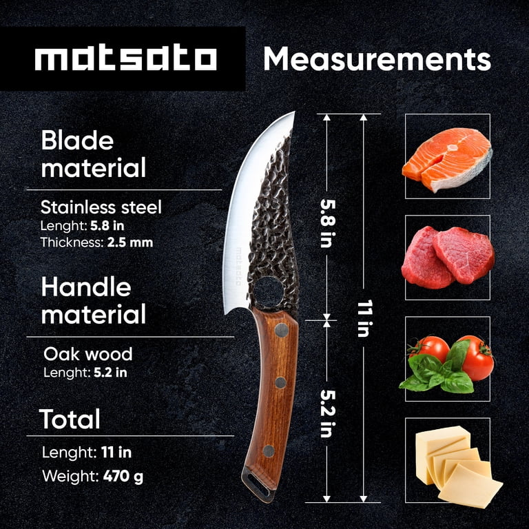 Matsato, Japanese Chef Knife, Premium Steel, Ergonomic Handle