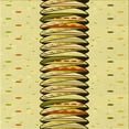 thumbnail image 1 of Ahgly Company Tapis d'Intérieur Lavable en Machine Carré Transitionnel Brun Doré Foncé, 7 Pieds Carré, 1 of 7