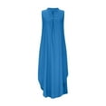 thumbnail image 3 of ameIAEA Summer Dresses for Women Sleeveless V Neck Casual Maxi Sundresses with Pockets, 3 of 7
