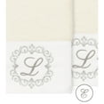 thumbnail image 2 of Authentic Hotel and Spa  100% Turkish Cotton Monica 2PC Embellished Bath Towel Set Cream E, 2 of 3